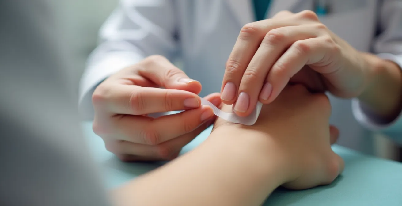 Selbsttest zur Hautdiagnose: Pinch-Test und Tape-Test Demonstration